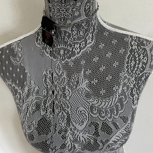 Paparazzi Necklace Jewelry Fashion Design Shorter Chain with Earing - Picture 1 of 5